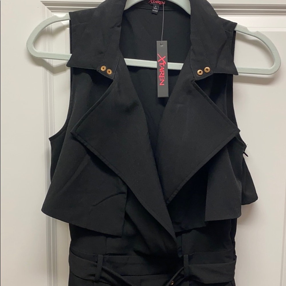 Black romper suit